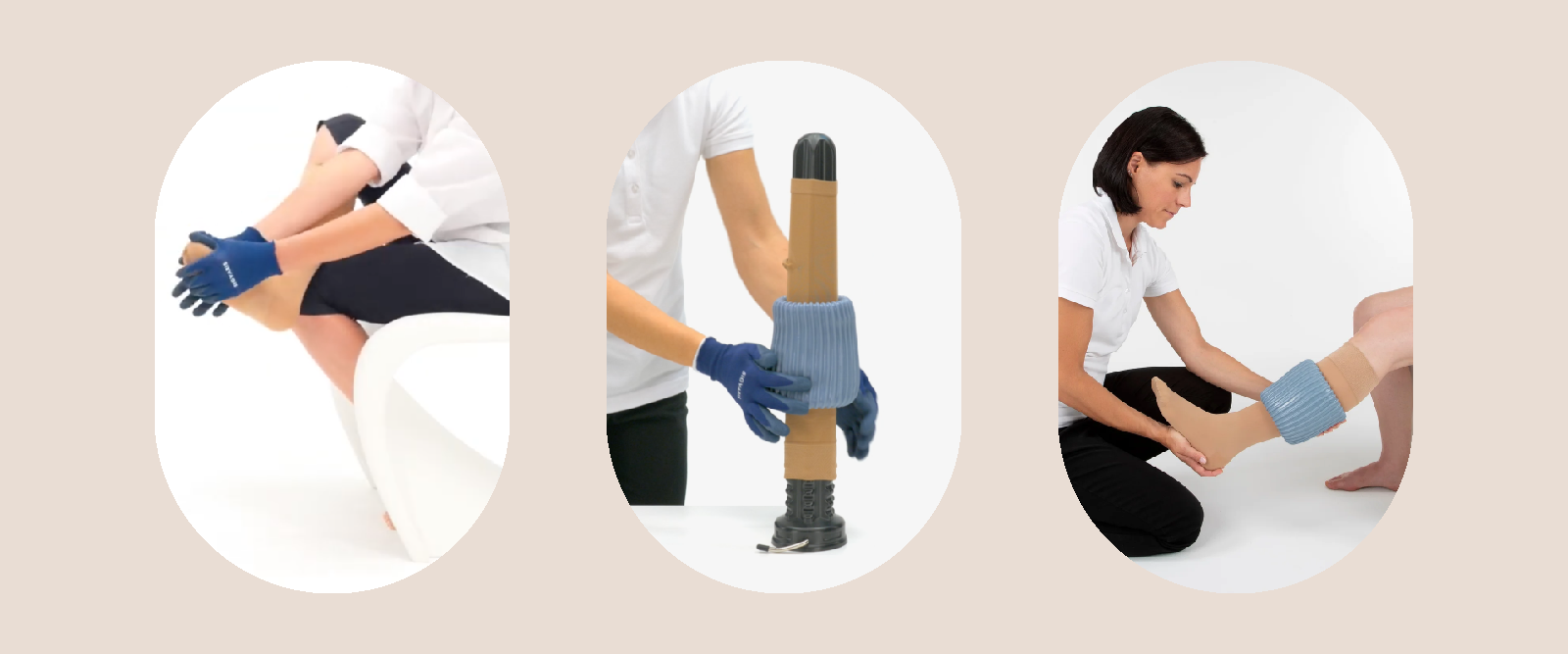 Anziehhilfe für Stützstrümpfe